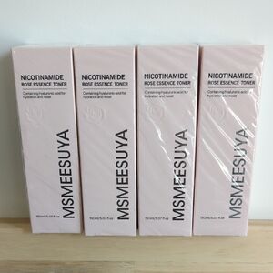 4 Pack Bundle Nicotinamide Rose Essence Toner